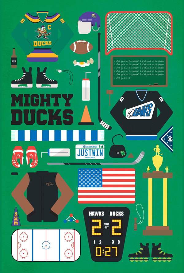 Mighty Ducks Poster