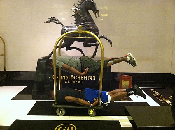 Arenas Howard Bell Boy Planking