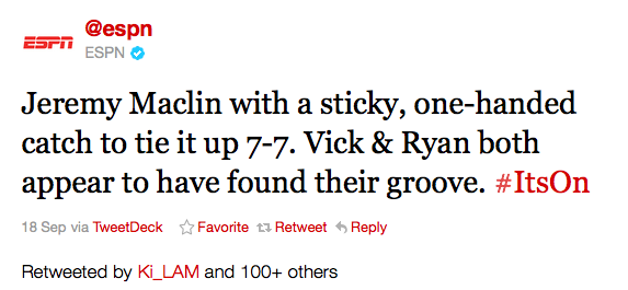 ESPN Tweet 1