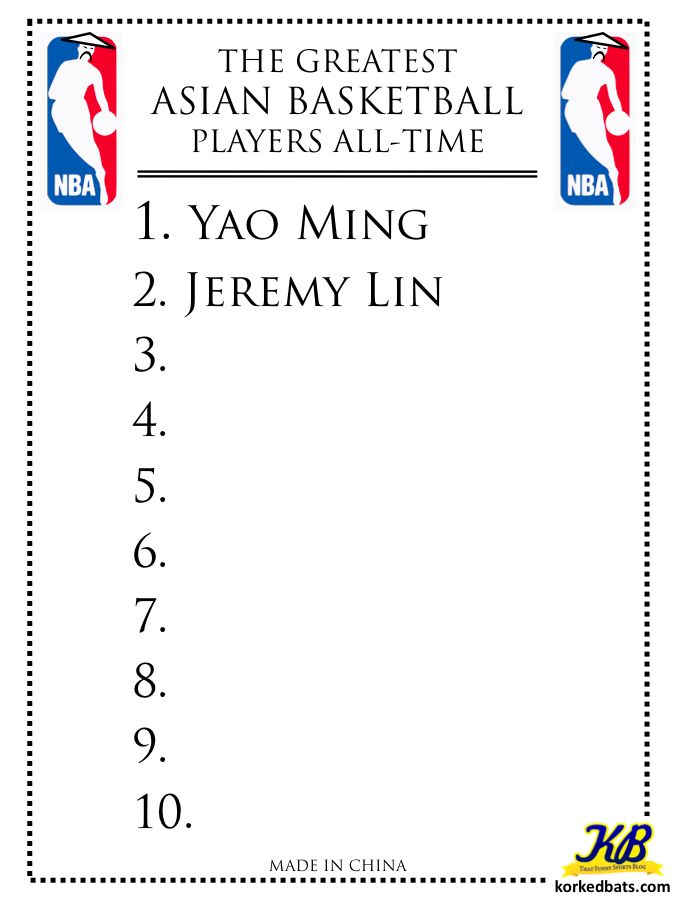 Greatest Asian Basketball Players List