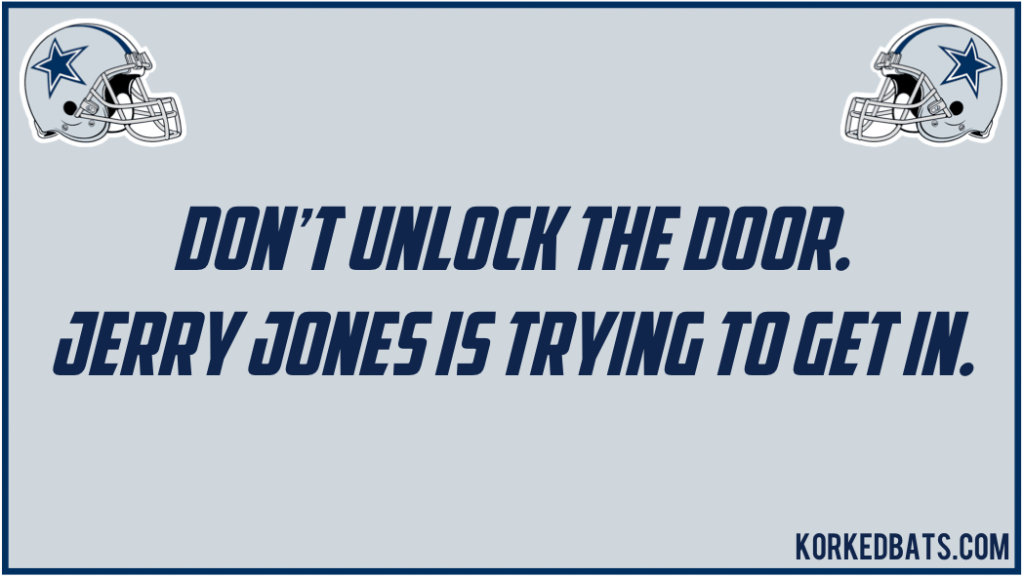 Cowboys Locker Room Sign 4
