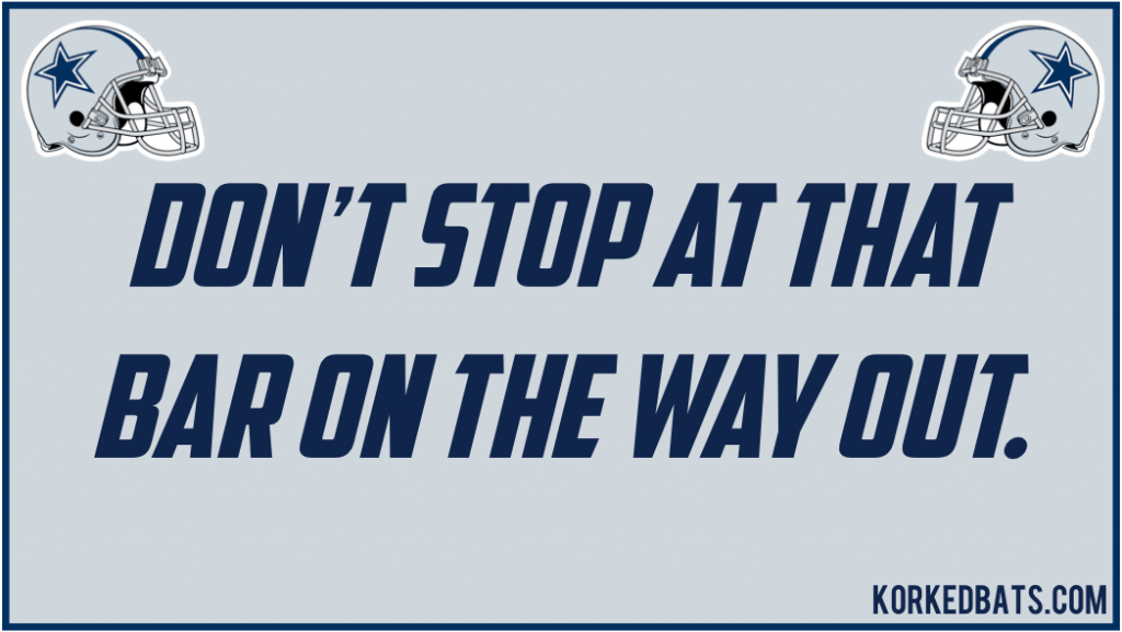 Cowboys Locker Room Sign 8