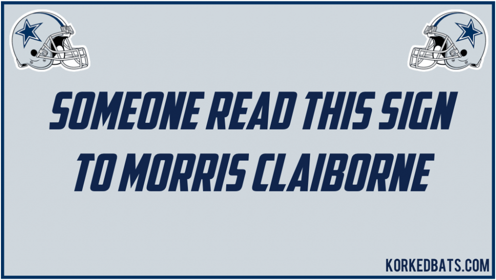 Cowboys Locker Room Sign 9