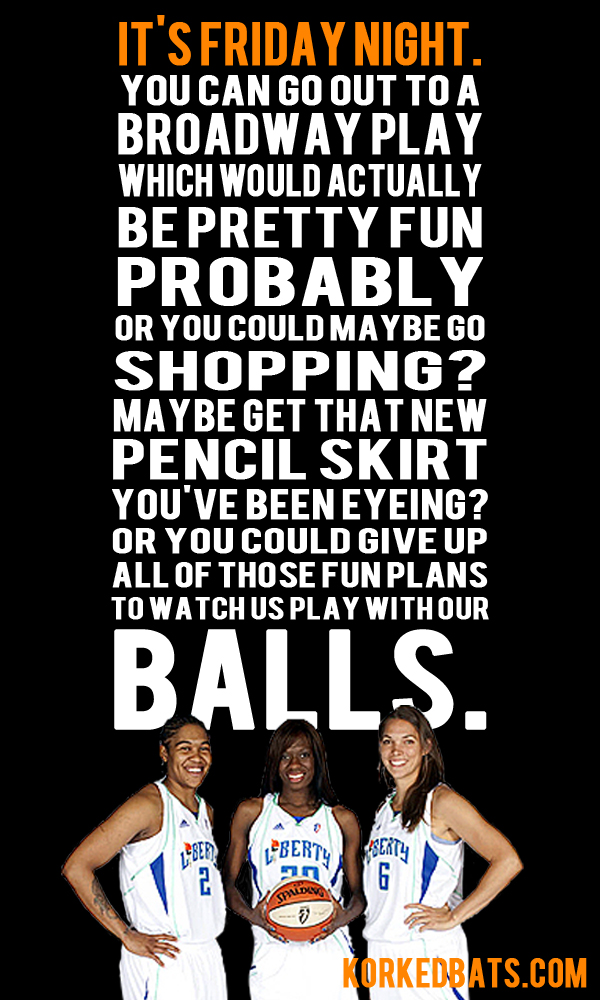 New York Liberty WNBA Ad