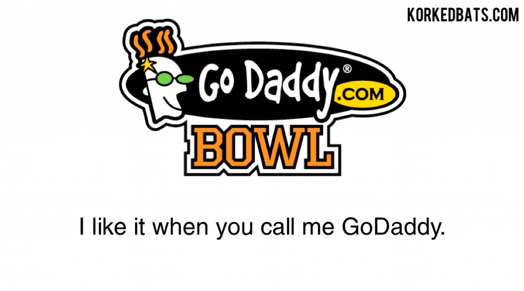 Bowl Game Pick Up Lines - GoDaddy