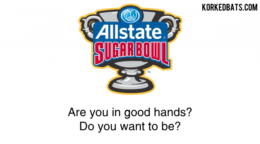 Bowl Game Pick Up Lines - Sugar Bowl