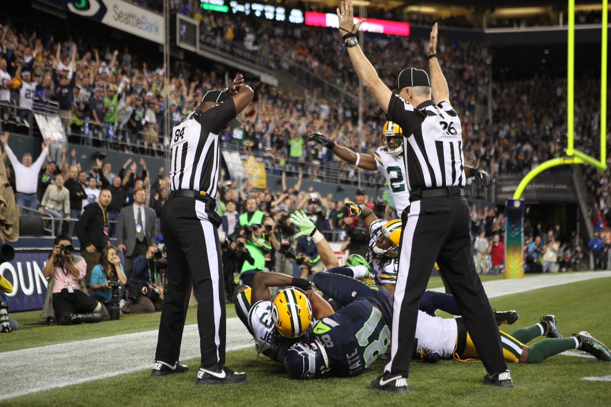 Green Bay Packers v Seattle Seahawks Replacement Refs