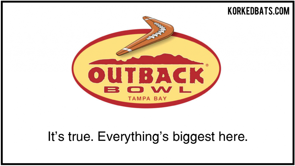 Bowl Game Pickup Lines - Outback