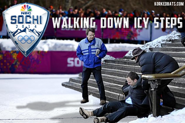 Realistic Winter Olympics Events - Icy Steps