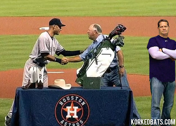 Gene Chizik - Derek Jeter Astros Gift