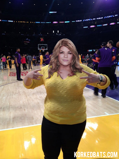 New Lakers Crowd - Kirstie Alley 1
