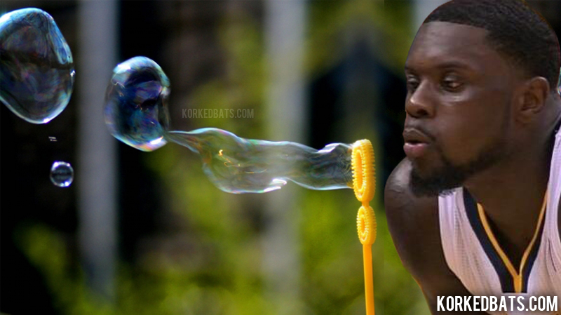 Lance Stephenson Blowing - Bubbles