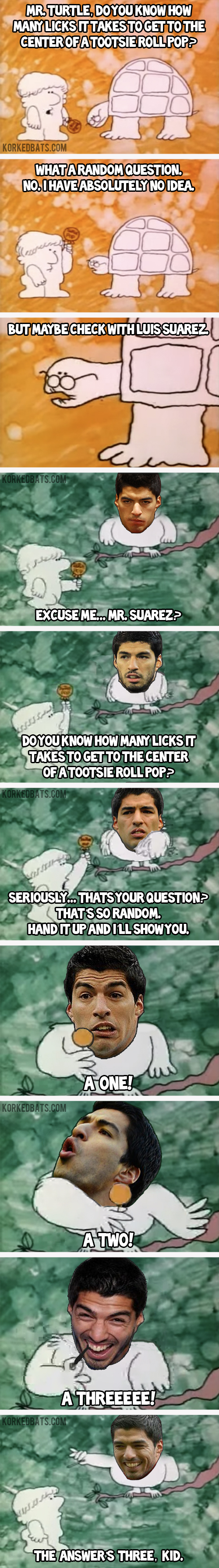 Luis Suarez Tootsie Roll Pop Commercial
