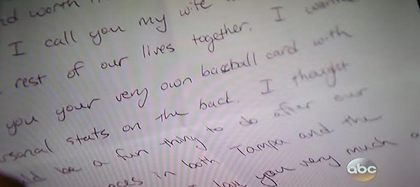 Bachelorette - Josh Letter