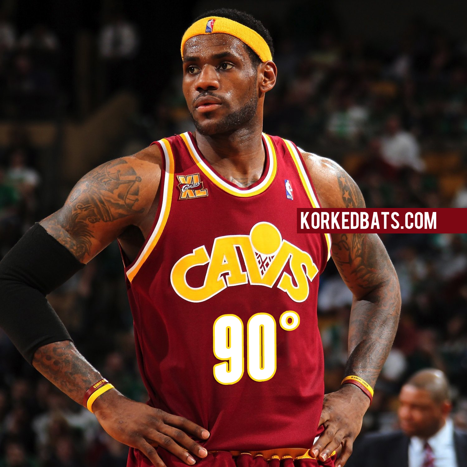 LeBron Number - 90 degrees