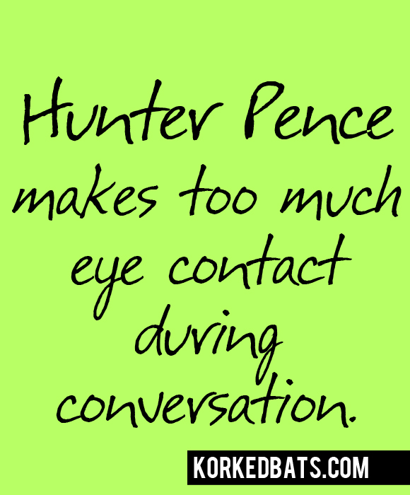 Hunter Pence Sign - 1