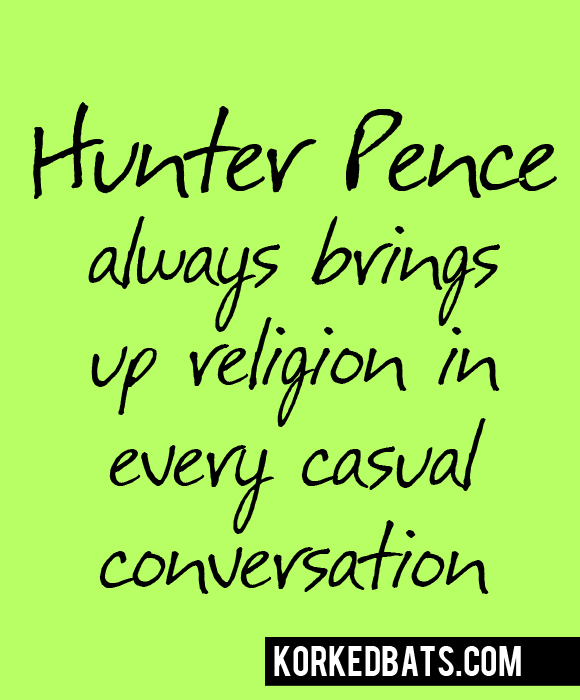 Hunter Pence Sign - 12