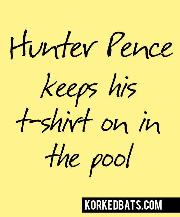 Hunter Pence Sign - 14