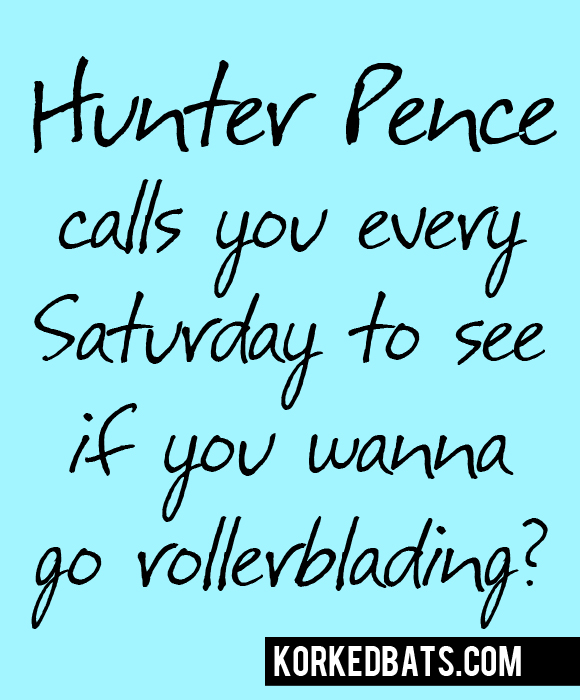 Hunter Pence Sign - 16