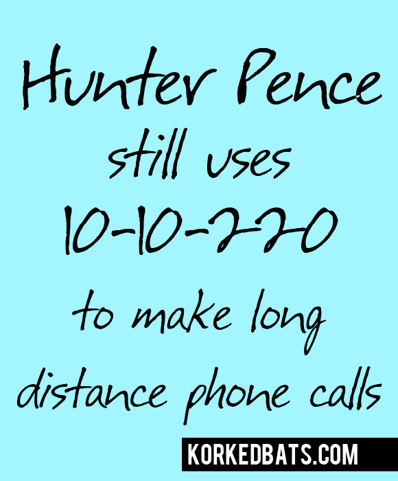 Hunter Pence Sign - 17