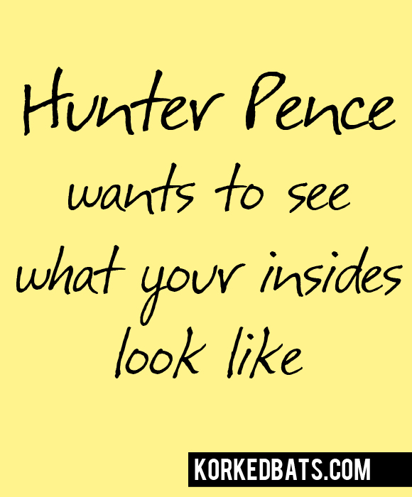 Hunter Pence Sign - 31
