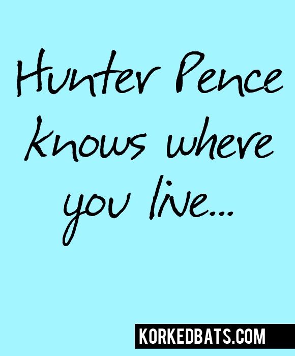 Hunter Pence Sign - 32