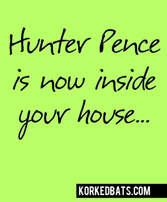 Hunter Pence Sign - 33