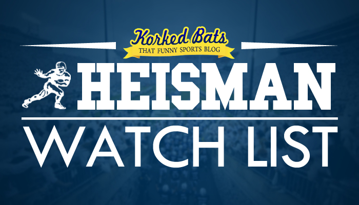 Korked Bats Heisman Watch List Logo