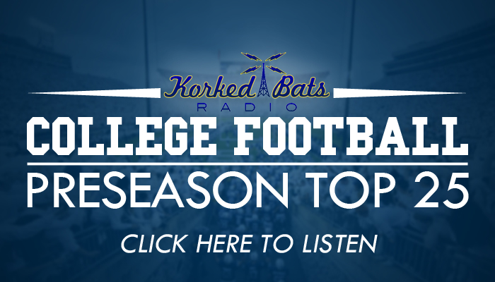 Korked Bats Radio Top 25 Logo