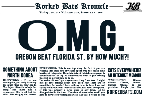 Headlines - CFB Playoff 18