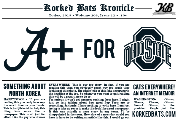 Headlines - CFB Playoff 2