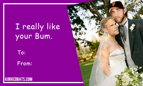 Sports Valentines Cards - Joe Buck