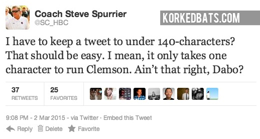 Spurrier Tweet - 3