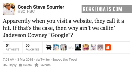Spurrier Tweet - 4