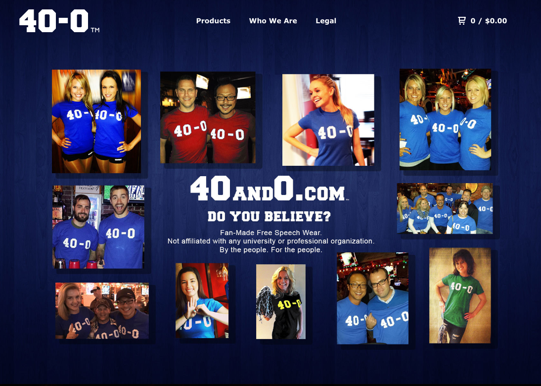 Kentucky 40-0 T-Shirts