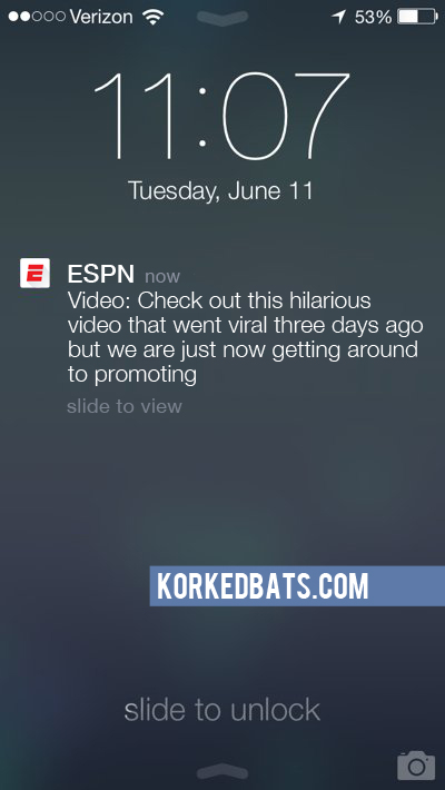 Realistic iPhone Notifications - ESPN 14