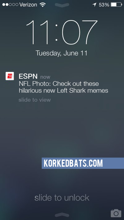 Realistic iPhone Notifications - ESPN 18