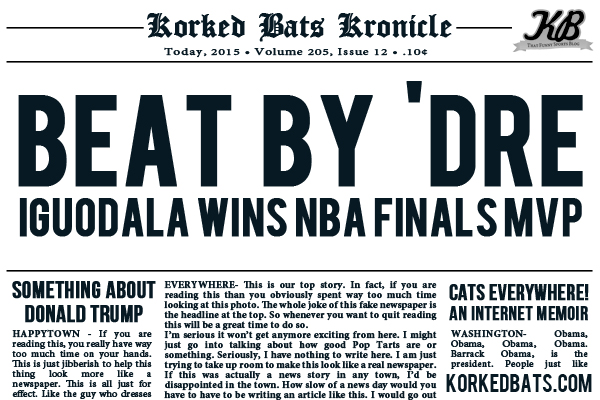 Headlines - NBA Finals 1