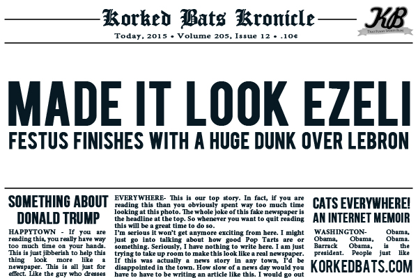Headlines - NBA Finals 18