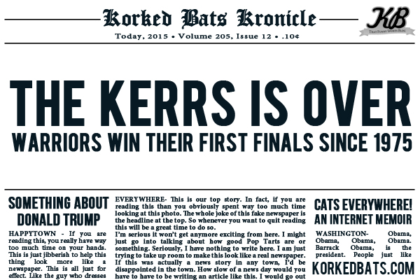 Headlines - NBA Finals 6