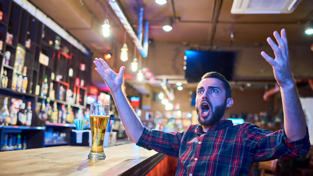 fantasy football angry fan